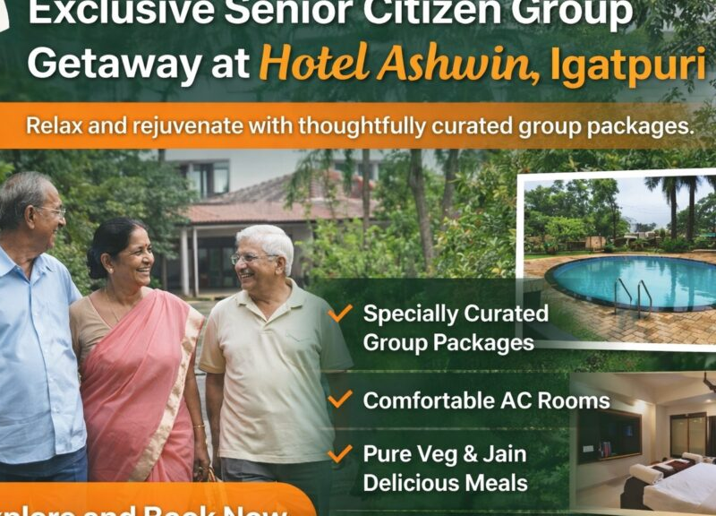 Safe & Relaxing Senior Citizen Group Getaway in Igatpuri | Pure Veg & Jain Food