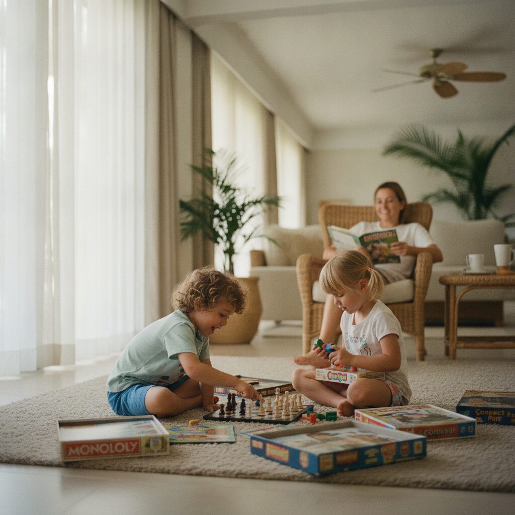 Explain what makes a family friendly resort near Mumbai suitable for kids and parents