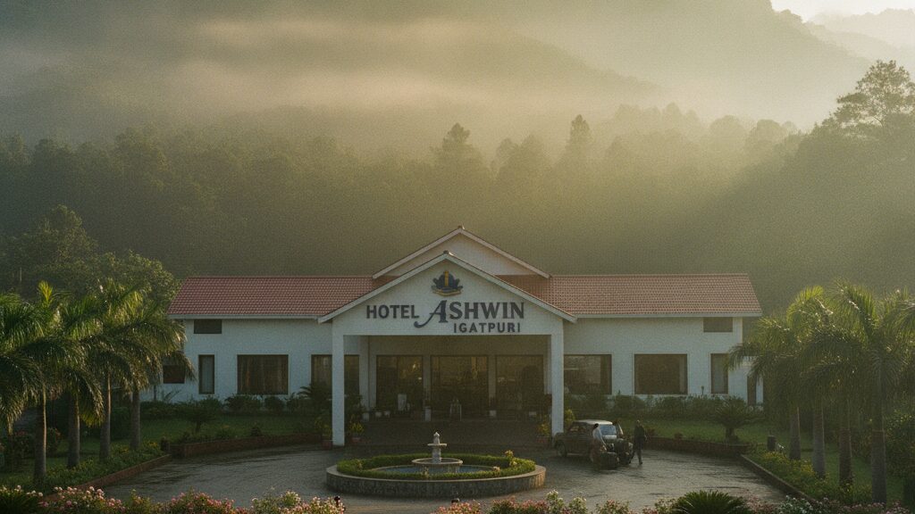 Vegetarian corporate retreat near mumbai hyper realistic